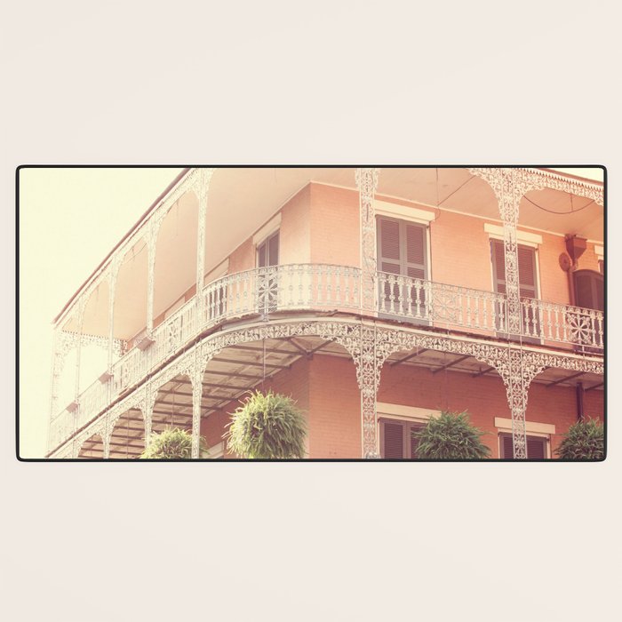 Vintage French Quarter Desk Mat Gallery Image 3