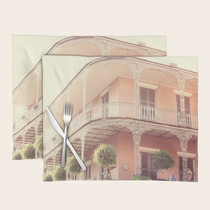 Vintage French Quarter Placemat Gallery Image 1
