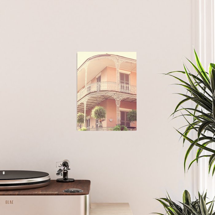 Vintage French Quarter Poster Gallery Image 2