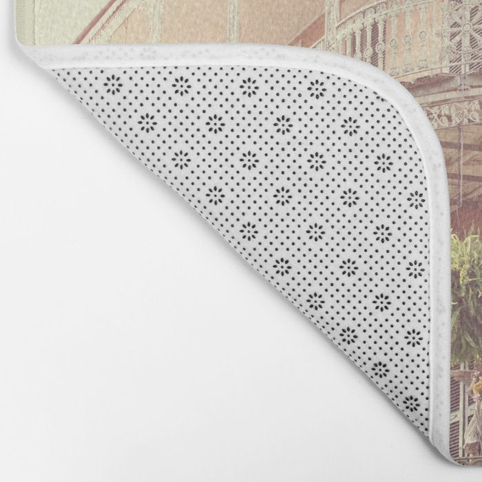 Vintage French Quarter Bath Mat Gallery Image 2