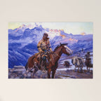 âThe Free Trappersâ by Charles M Russell Welcome Mat Gallery Image 1