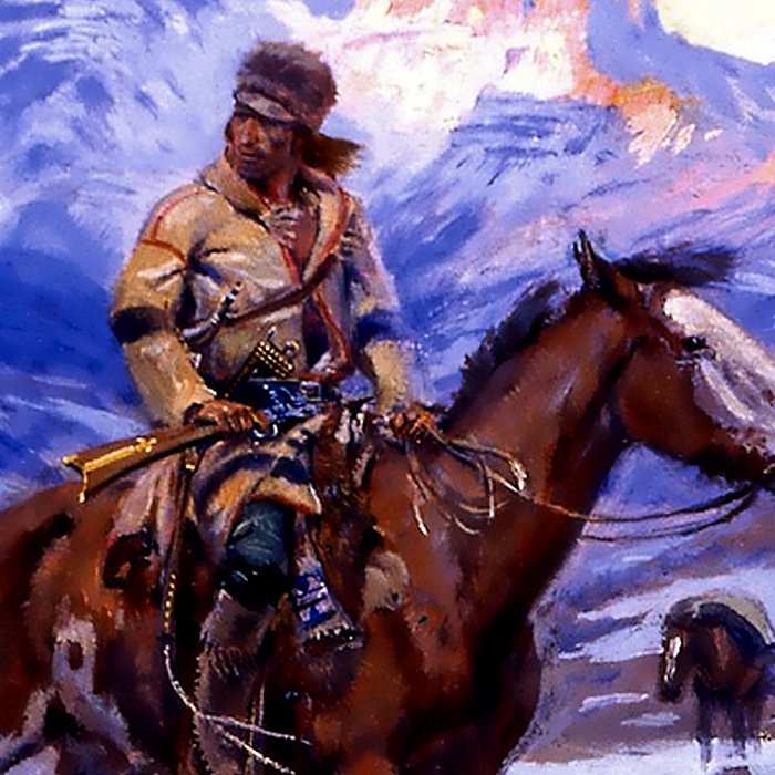 âThe Free Trappersâ by Charles M Russell Coffee Mug Gallery Image 2
