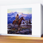 âThe Free Trappersâ by Charles M Russell Wall Mural Gallery Image 2