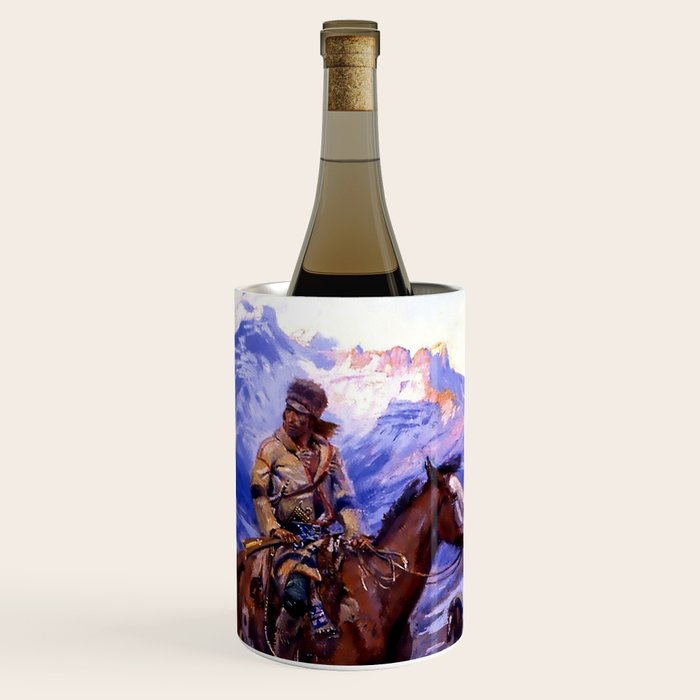 âThe Free Trappersâ by Charles M Russell Wine Chiller Gallery Image 1