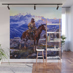 âThe Free Trappersâ by Charles M Russell Wall Mural Gallery Image 1
