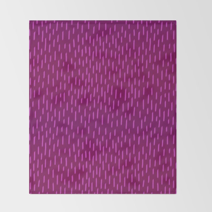 Magenta Dash Throw Blanket Gallery Image 2