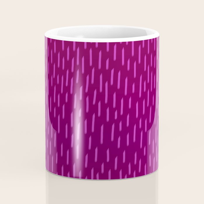 Magenta Dash Coffee Mug Gallery Image 4