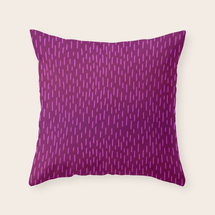 Magenta Dash Throw Pillow Gallery Image 6