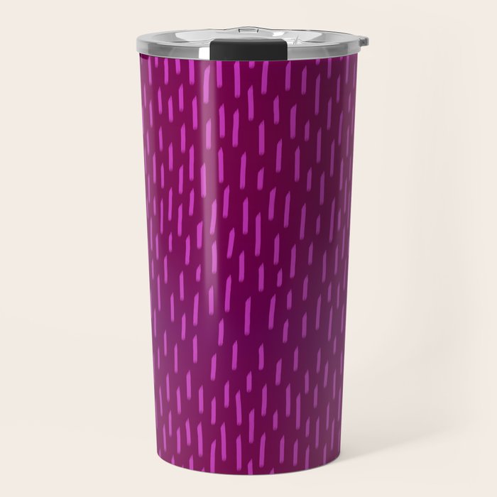 Magenta Dash Travel Mug Gallery Image 1