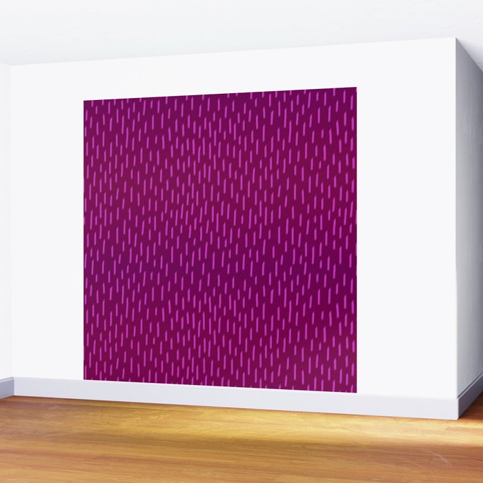 Magenta Dash Wall Mural Gallery Image 2