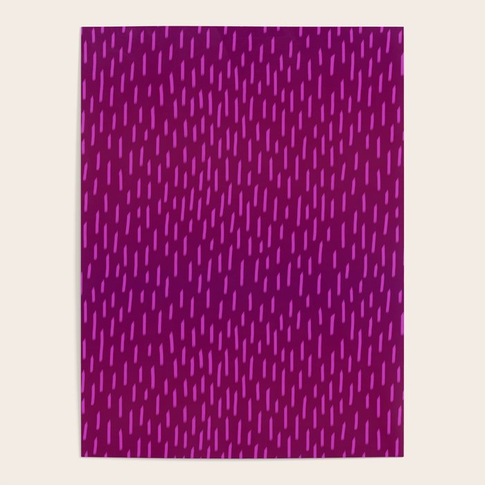 Magenta Dash Poster Gallery Image 4