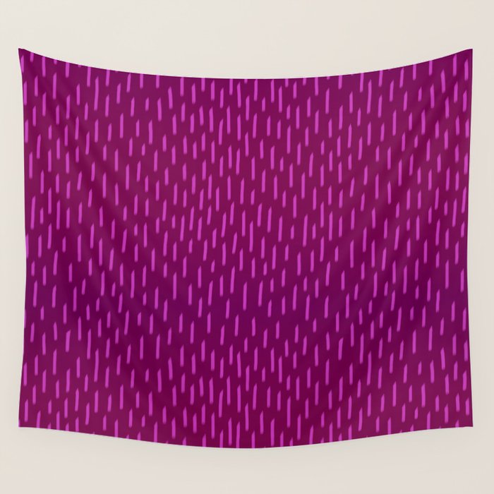 Magenta Dash Wall Tapestry Gallery Image 4