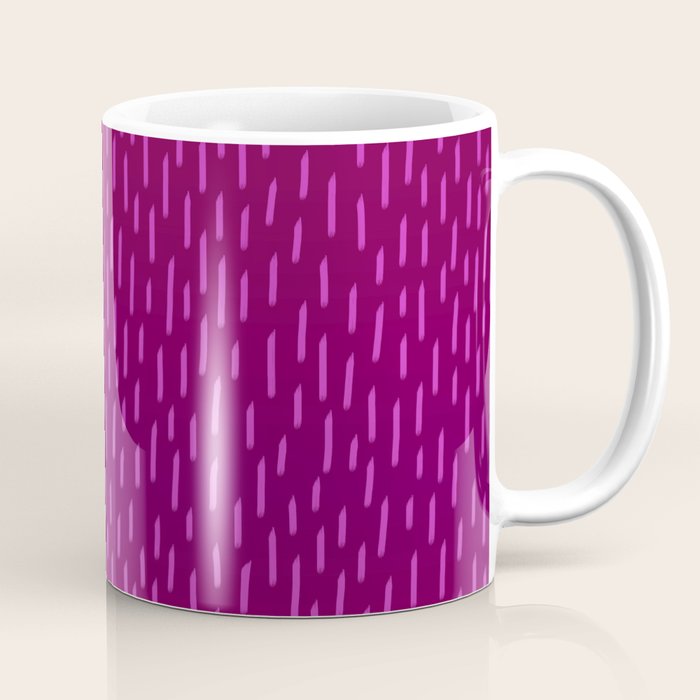 Magenta Dash Coffee Mug Gallery Image 1