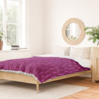 Magenta Dash Duvet Cover Gallery Image 2
