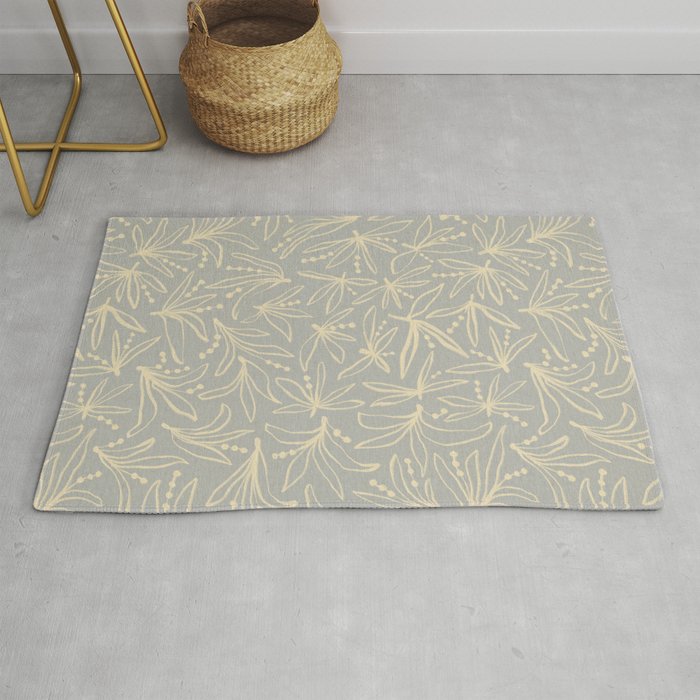 Lily Flower Pattern #3 Rug Gallery Image 1