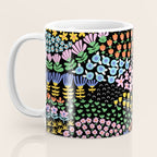 Abstract Flower Meadow Modern Contemporary Art Coffee Mug Gallery Image 3