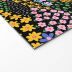 Abstract Flower Meadow Modern Contemporary Art Welcome Mat Gallery Image 2