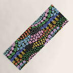 Abstract Flower Meadow Modern Contemporary Art Yoga Mat Gallery Image 1