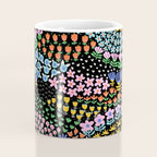 Abstract Flower Meadow Modern Contemporary Art Coffee Mug Gallery Image 4