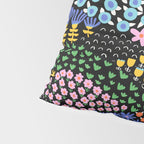 Abstract Flower Meadow Modern Contemporary Art Pillow Sham Gallery Image 4
