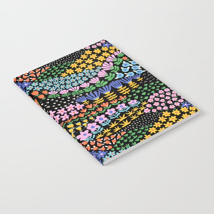 Abstract Flower Meadow Modern Contemporary Art Notebook Gallery Image 1