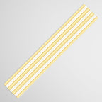 Elegant Cabana Stripe Yellow And Gold Retro Boho Coastal Beach Vibe Table Runner Gallery Image 3
