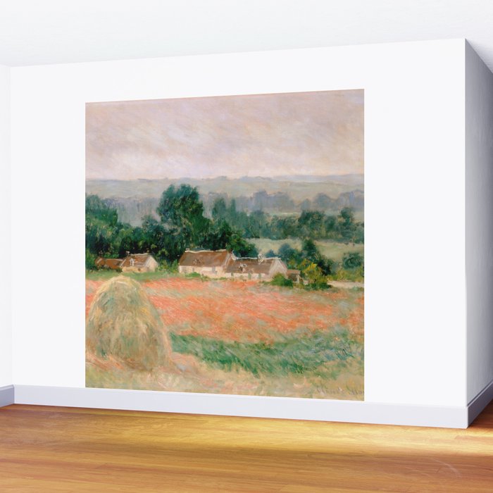 Haystack at Giverny by Claude Monet Wall Mural Gallery Image 2