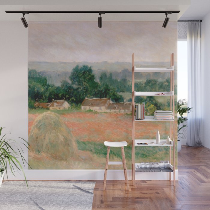 Haystack at Giverny by Claude Monet Wall Mural Gallery Image 1