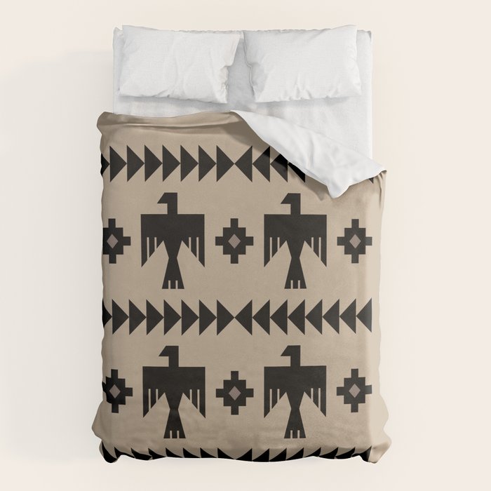 Southwestern Eagle and Arrow Pattern 125 Duvet Cover Gallery Image 6