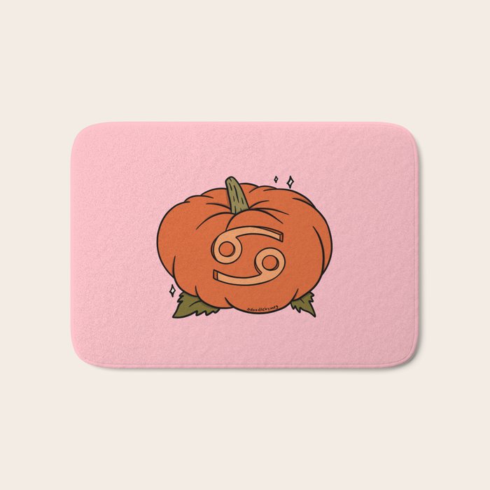 Cancer Pumpkin Bath Mat Gallery Image 1