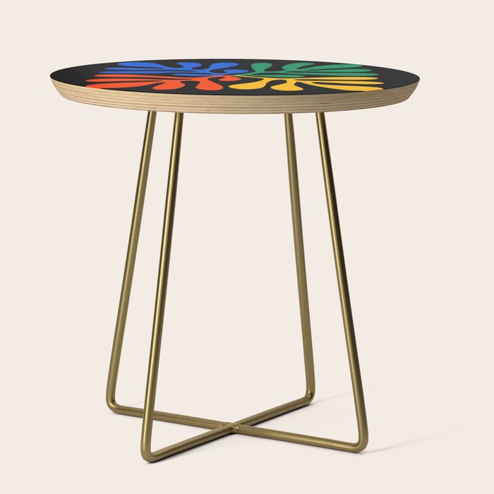 Nature Leaf Cutouts II: Night Edition | Mid-Century Henri Matisse Series Side Table Gallery Image 1