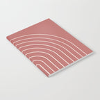 Minimal Arch LII Rose Modern Geometric Lines Notebook Gallery Image 2