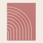 Minimal Arch LII Rose Modern Geometric Lines Notebook Gallery Image 4