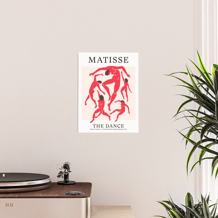 The Dance 3 | Henri Matisse - La Danse | Scarlet Red Edition Poster Gallery Image 2