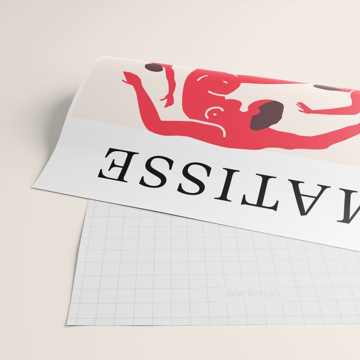 The Dance 3 | Henri Matisse - La Danse | Scarlet Red Edition Wrapping Paper Gallery Image 2