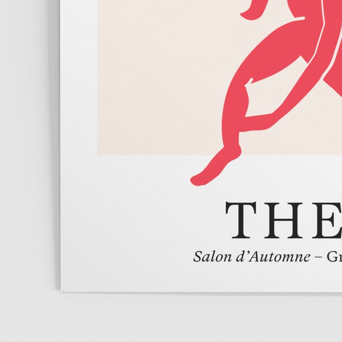 The Dance 3 | Henri Matisse - La Danse | Scarlet Red Edition Poster Gallery Image 3