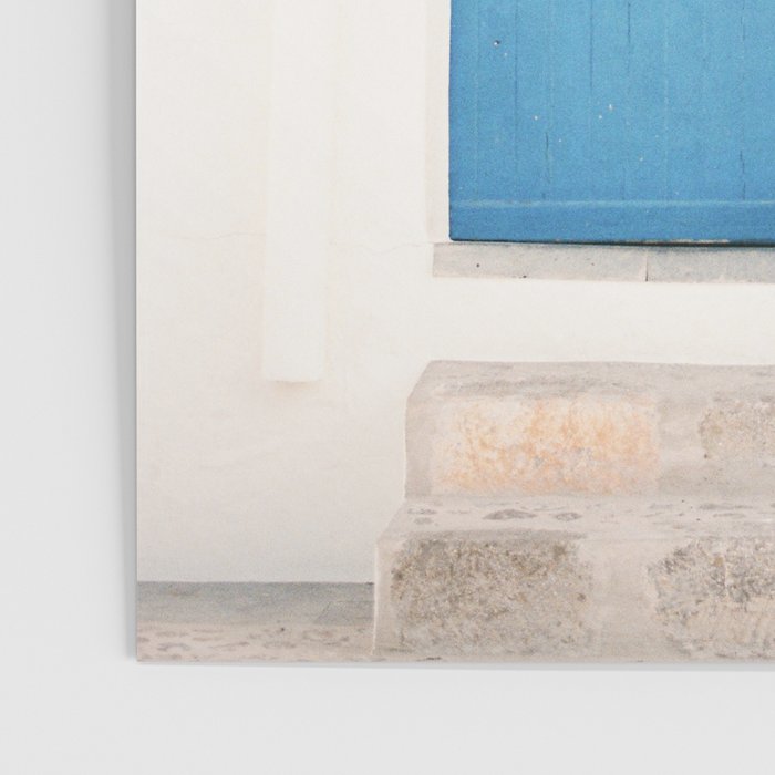 Travel photography print âIbiza blue and whiteâ photo art made in the old town of Eivissa / Ibiza Poster Gallery Image 3