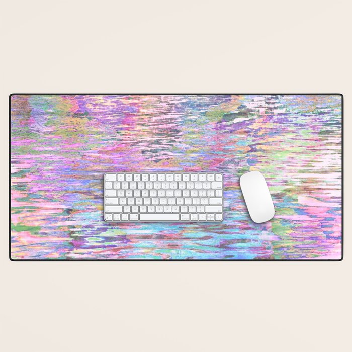 Pastel Pond Pink Glow Desk Mat Gallery Image 1