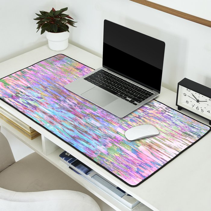 Pastel Pond Pink Glow Desk Mat Gallery Image 2