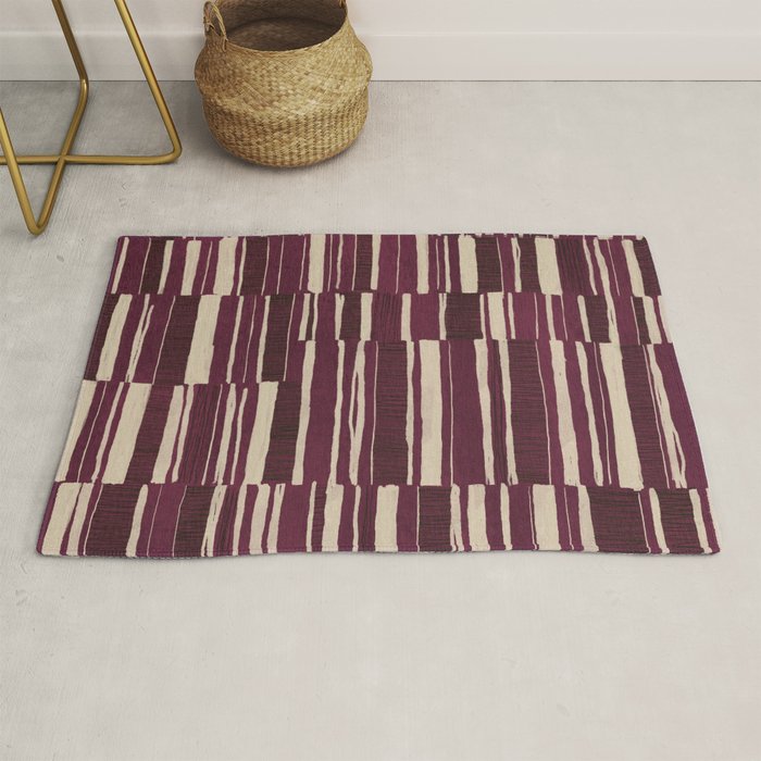 Scratchy Blocks - Ripe Berry Rug Gallery Image 1