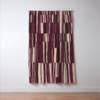 Scratchy Blocks - Ripe Berry Window Curtain Gallery Image 3