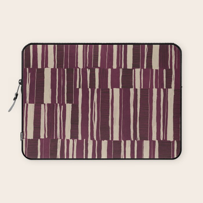Scratchy Blocks - Ripe Berry Laptop Sleeve Gallery Image 1