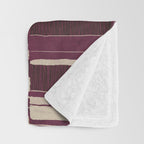 Scratchy Blocks - Ripe Berry Throw Blanket Gallery Image 3