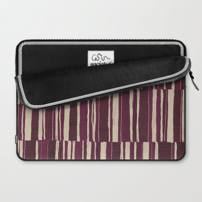 Scratchy Blocks - Ripe Berry Laptop Sleeve Gallery Image 2