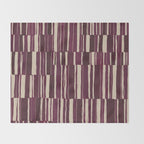 Scratchy Blocks - Ripe Berry Throw Blanket Gallery Image 2