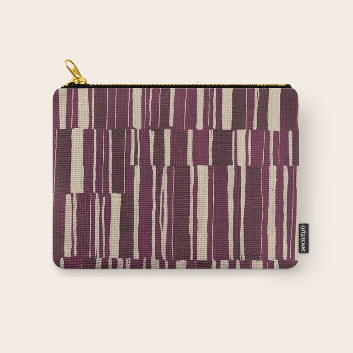 Scratchy Blocks - Ripe Berry Carry All Pouch Gallery Image 1