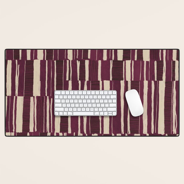 Scratchy Blocks - Ripe Berry Desk Mat Gallery Image 1