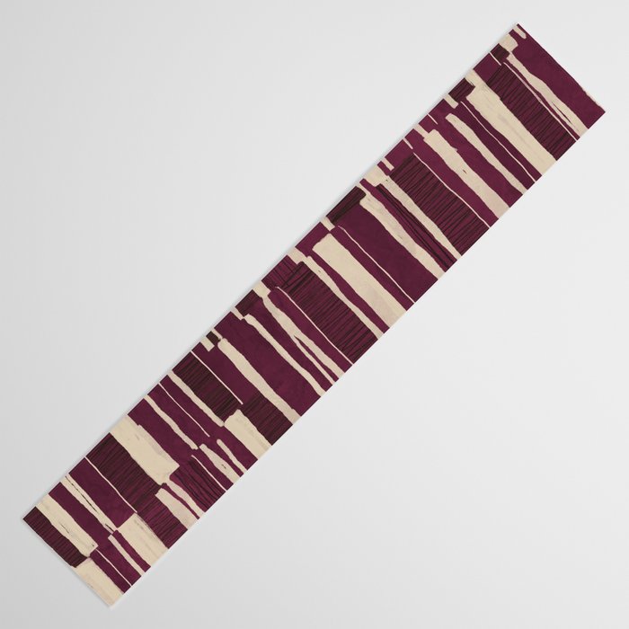 Scratchy Blocks - Ripe Berry Table Runner Gallery Image 3