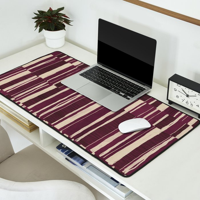 Scratchy Blocks - Ripe Berry Desk Mat Gallery Image 2