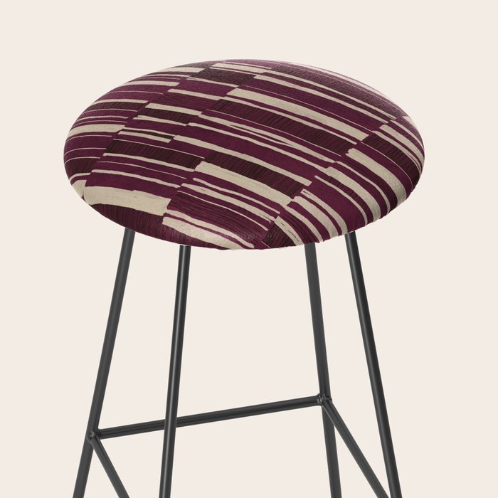 Scratchy Blocks - Ripe Berry Stool Gallery Image 2